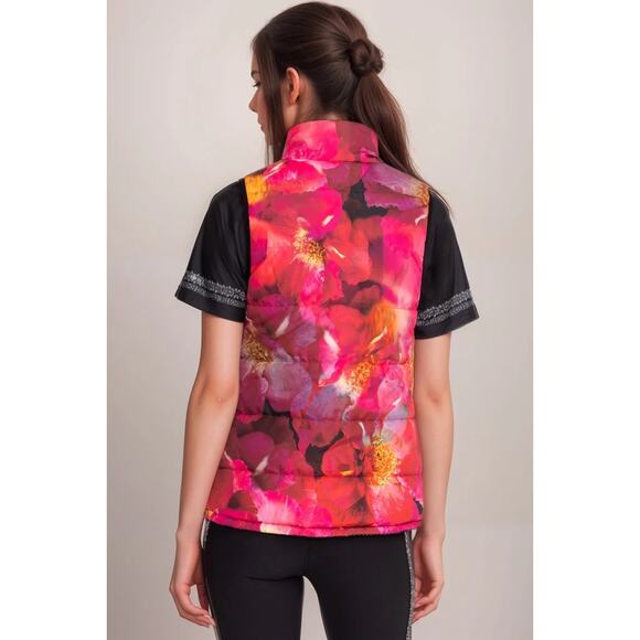 NWT Johnny Was Braemar Reversible Puffer Vest XL - Pealim Chani Floral - R42824 - Picture 10 of 16